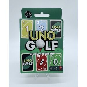 UNO GOLF 2025 Mattel Score Low/Win BIG Special Edition Card Game NEW